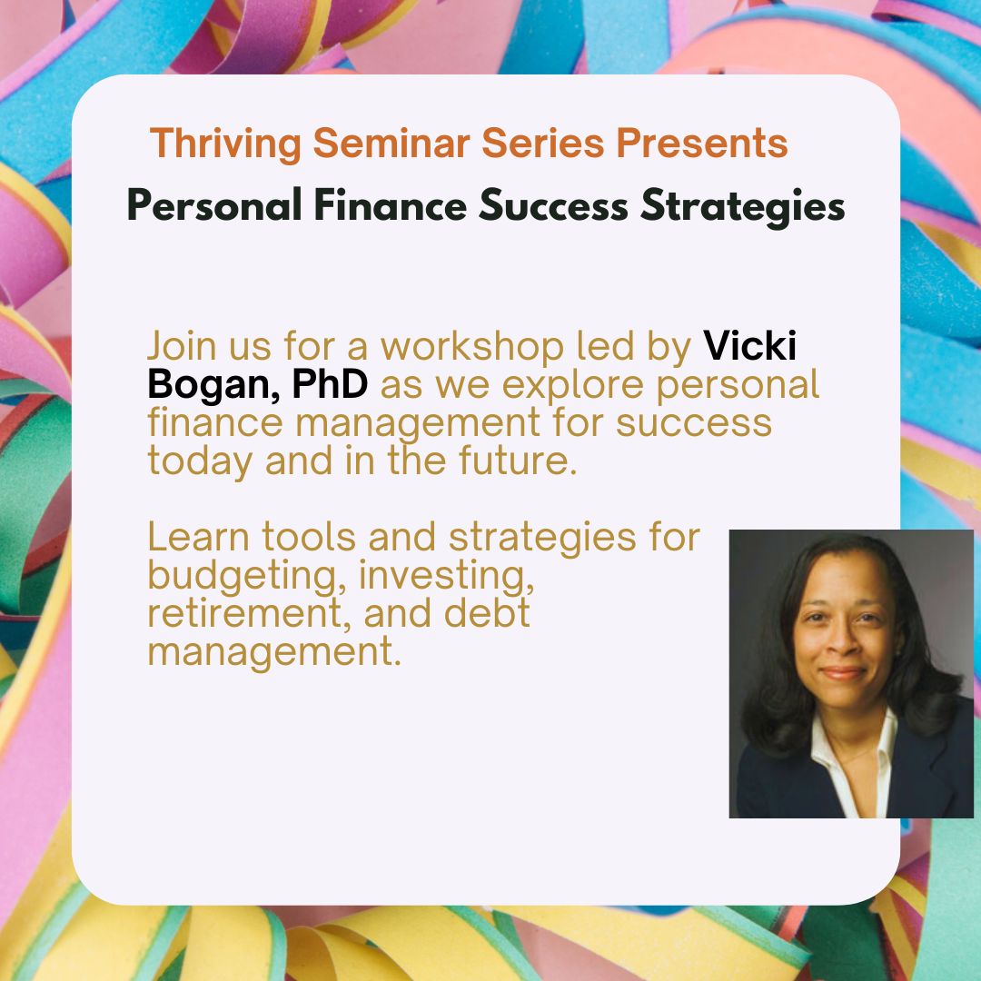 Flyer for Personal Finance Success Strategies