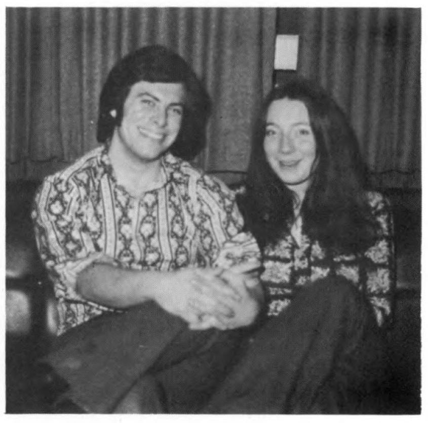 Yearbook photo of Barry and Wendy Lissman