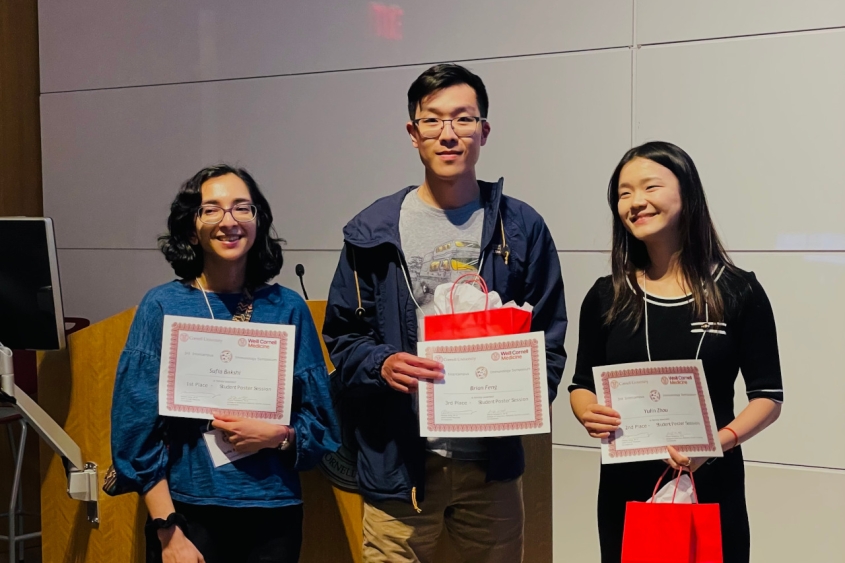 Winners of the poster prize