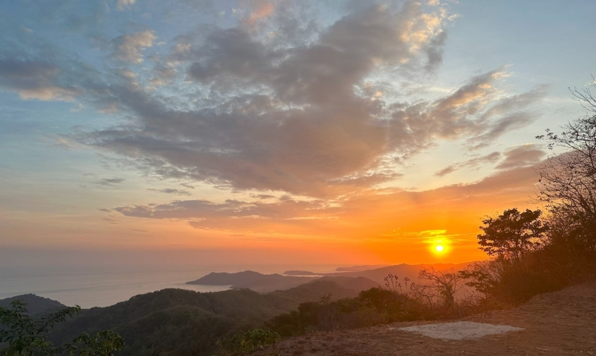 sunset in Costa Rica