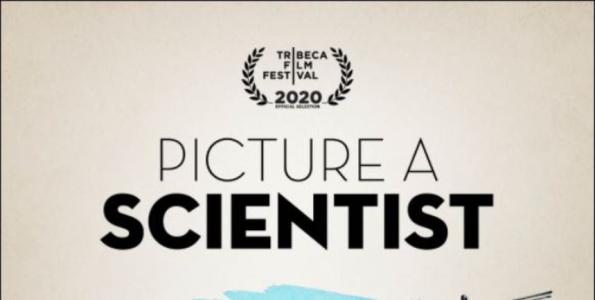 Text that reads "Picture a Scientist"